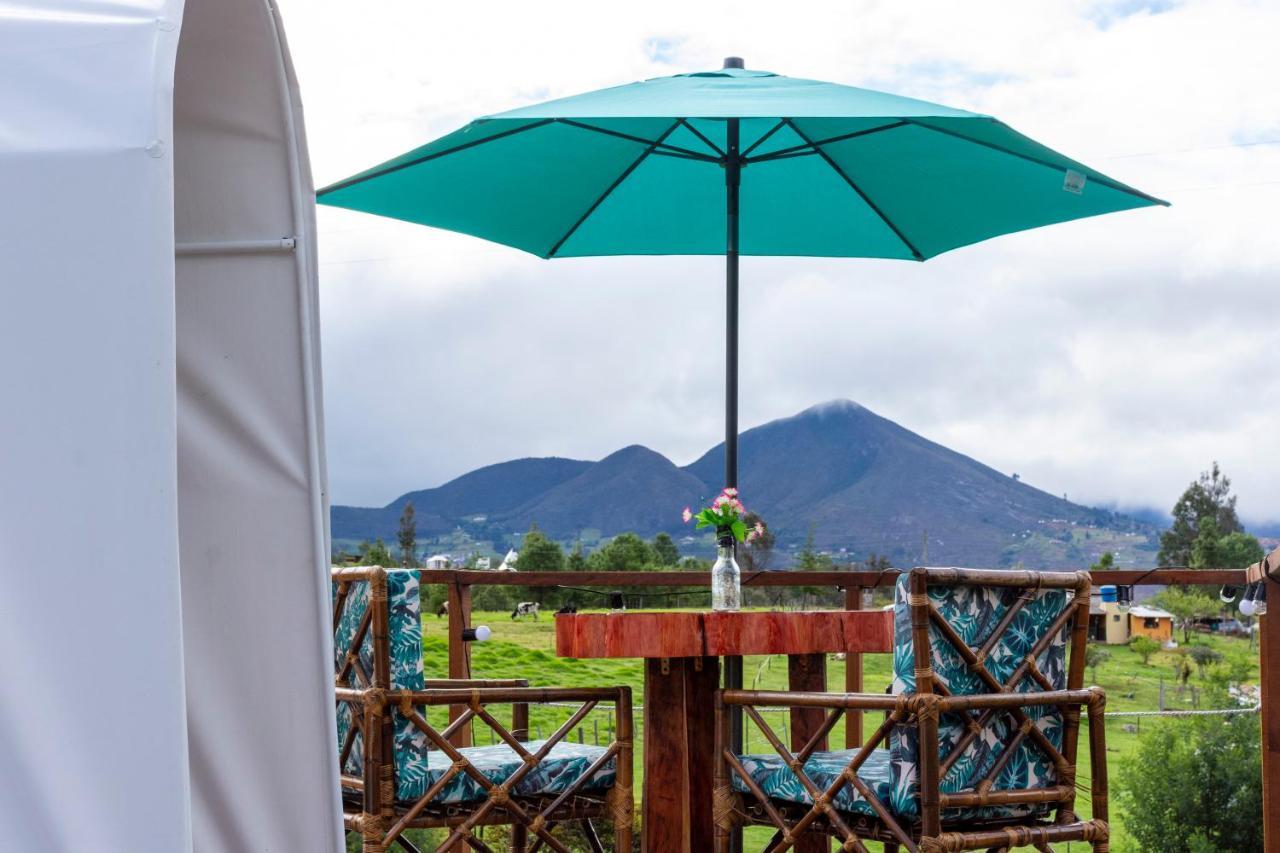 Glamping Claro De Luna Guatavita Esterno foto