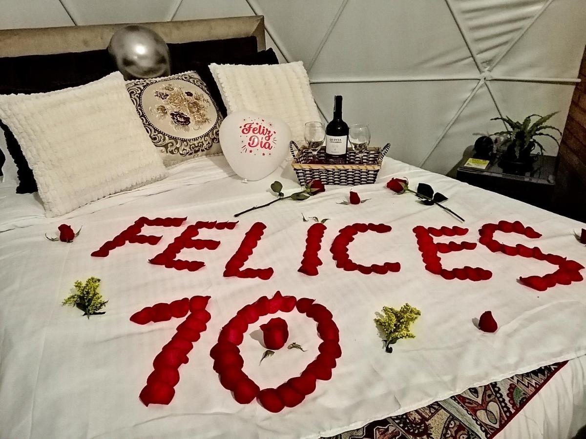 Glamping Claro De Luna Guatavita Esterno foto