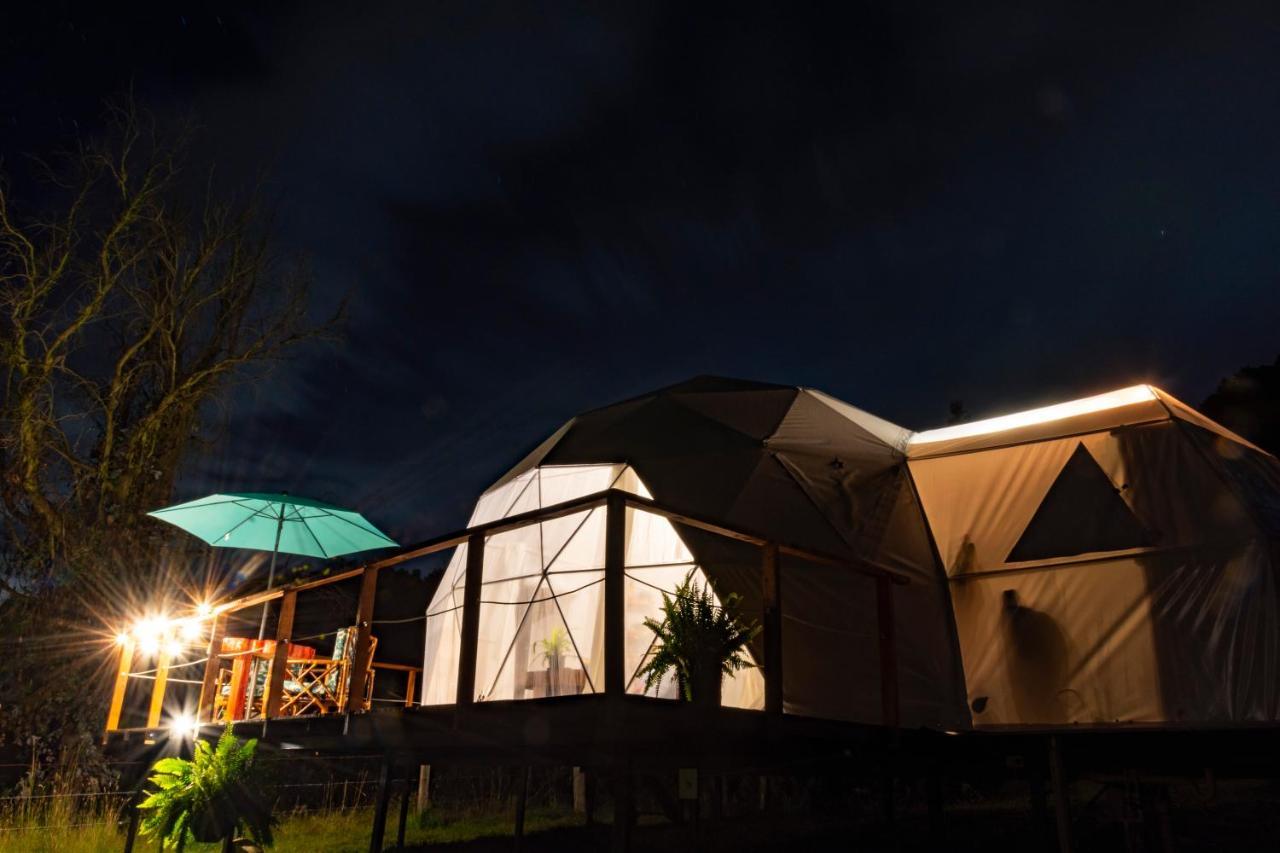 Glamping Claro De Luna Guatavita Esterno foto