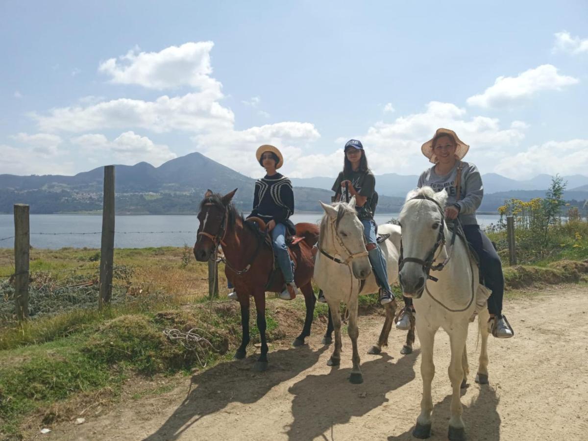 Glamping Claro De Luna Guatavita Esterno foto