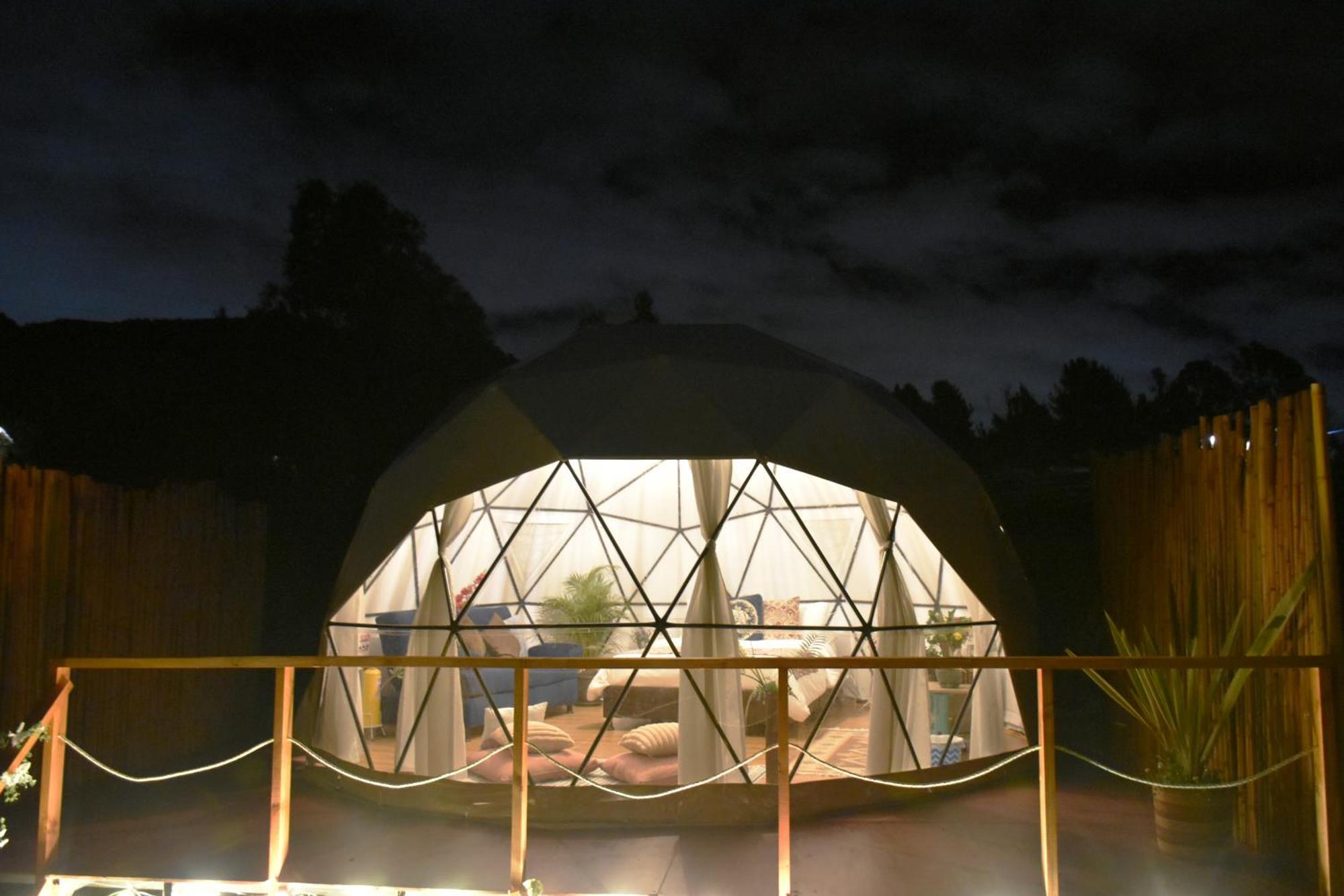 Glamping Claro De Luna Guatavita Esterno foto