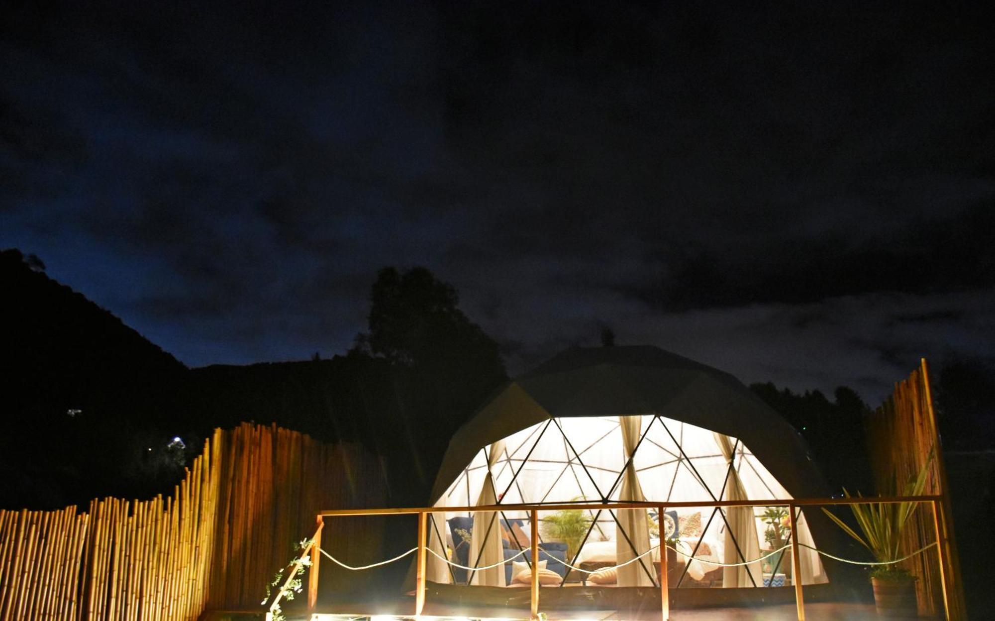 Glamping Claro De Luna Guatavita Esterno foto