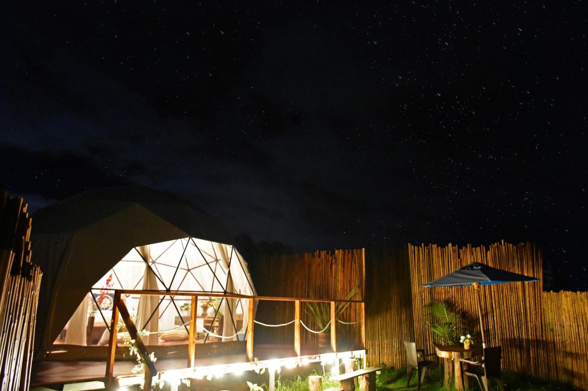 Glamping Claro De Luna Guatavita Esterno foto
