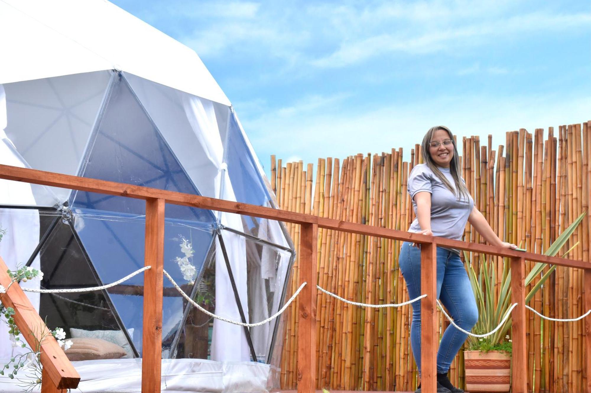 Glamping Claro De Luna Guatavita Esterno foto